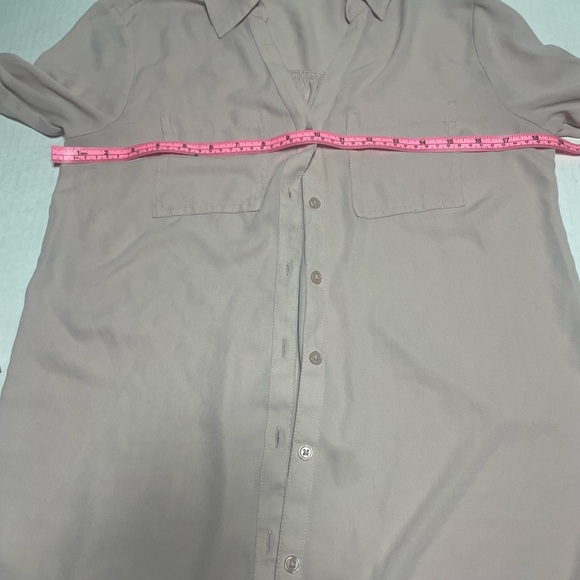 Maurice’s Women’s Blush Pink Button Down Long Sleeve Top with Pockets xs - Picture 8 of 11
